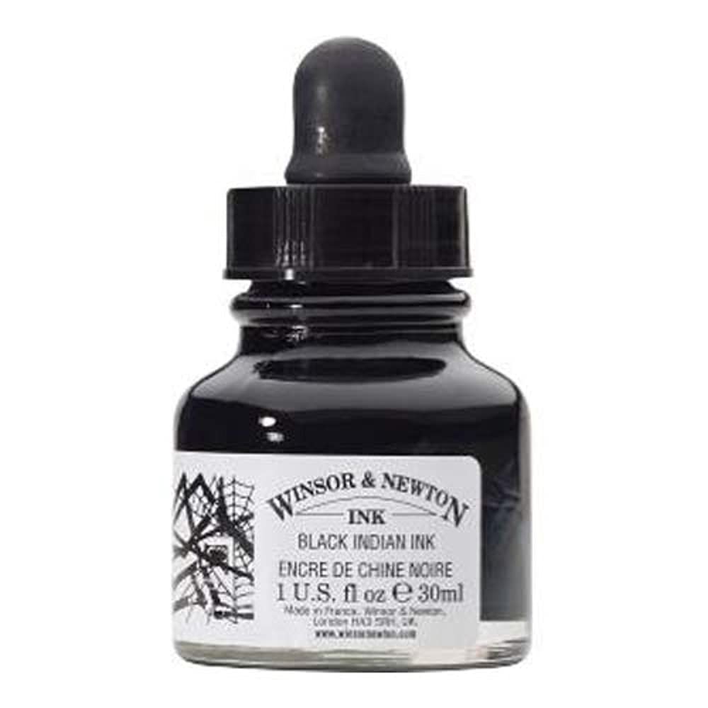 Winsor & Newton Drawing Ink 14 ml Bottle, White (974)