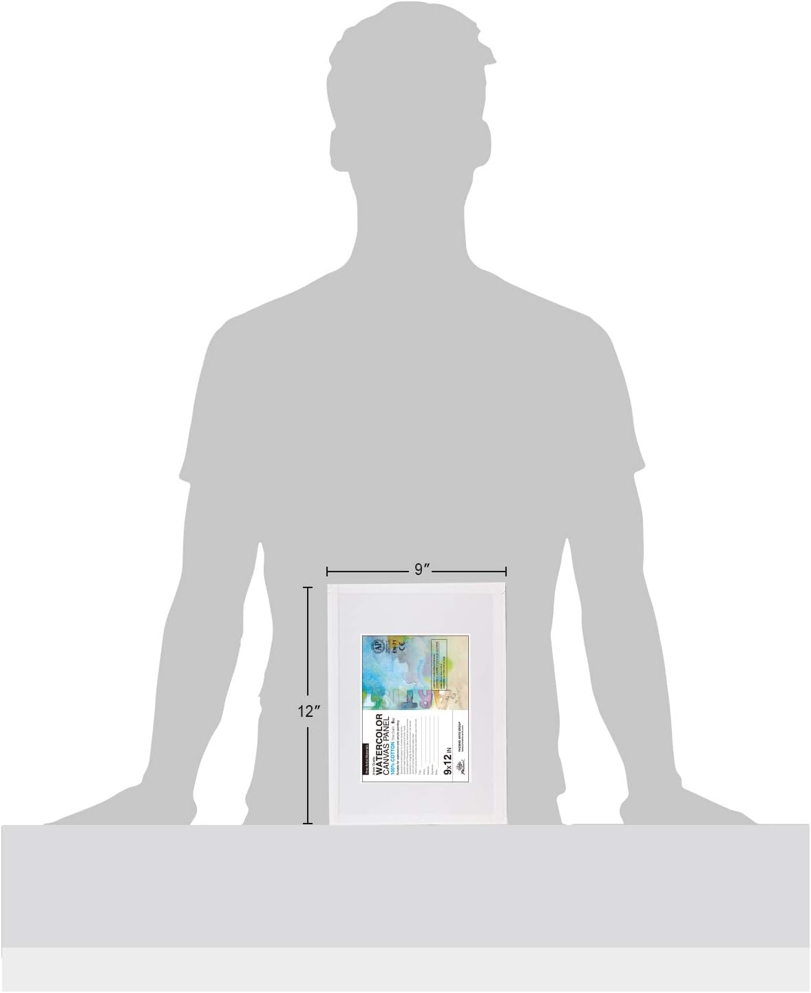 Canvas Panels 16 Pack, Triple Primed 100% Cotton Acid Free Canvases for Painting
