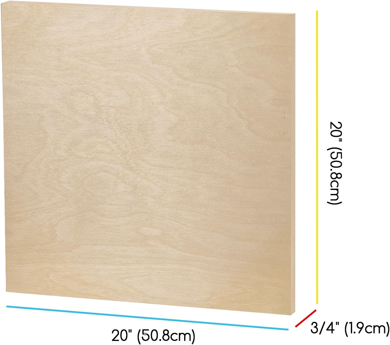 Unfinished Wood Canvas Board: Wooden Canvas Panel Pack of 2 - Blank Cradled Wood Art Board for Painting