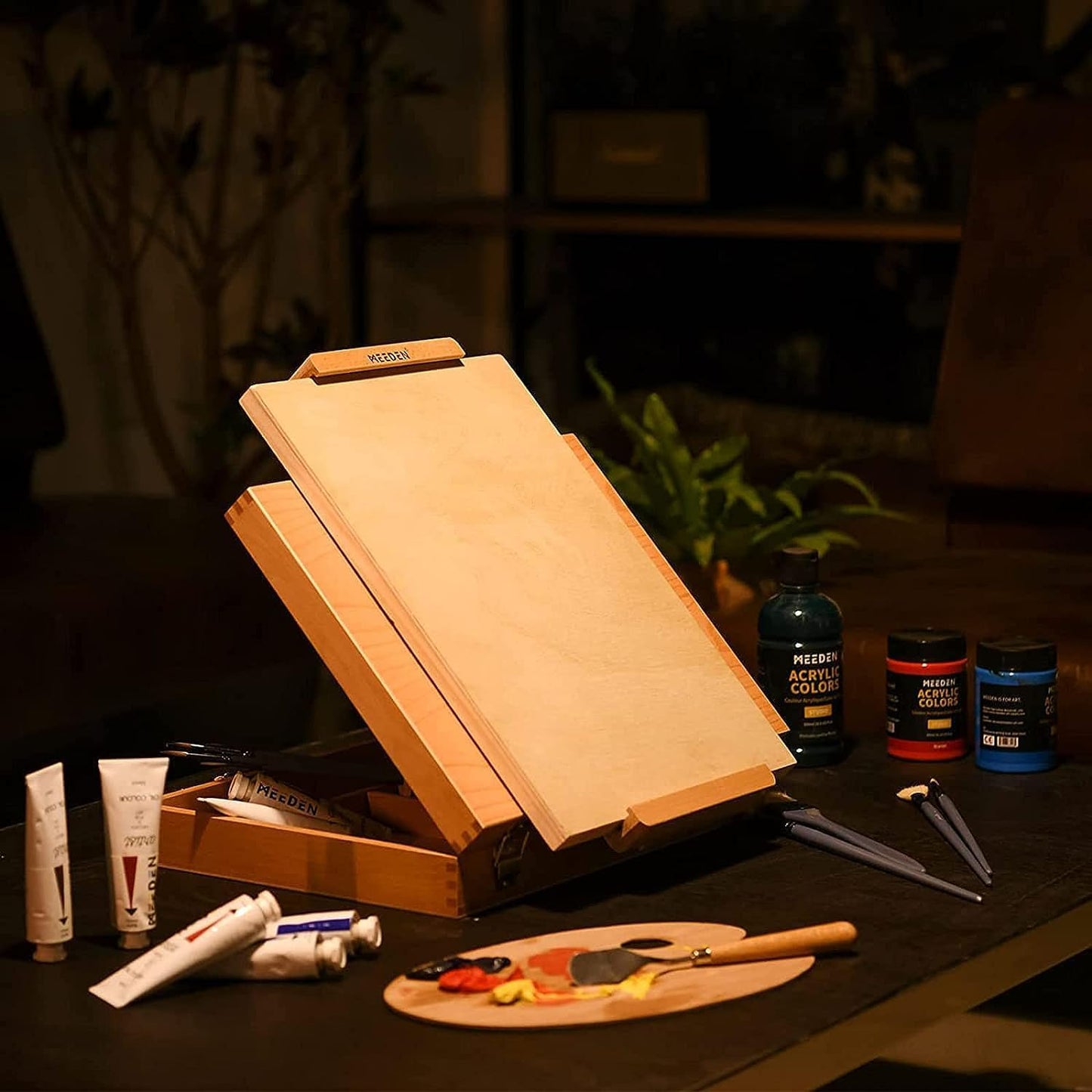 Unfinished Wood Canvas Board: Wooden Canvas Panel Pack of 2 - Blank Cradled Wood Art Board for Painting