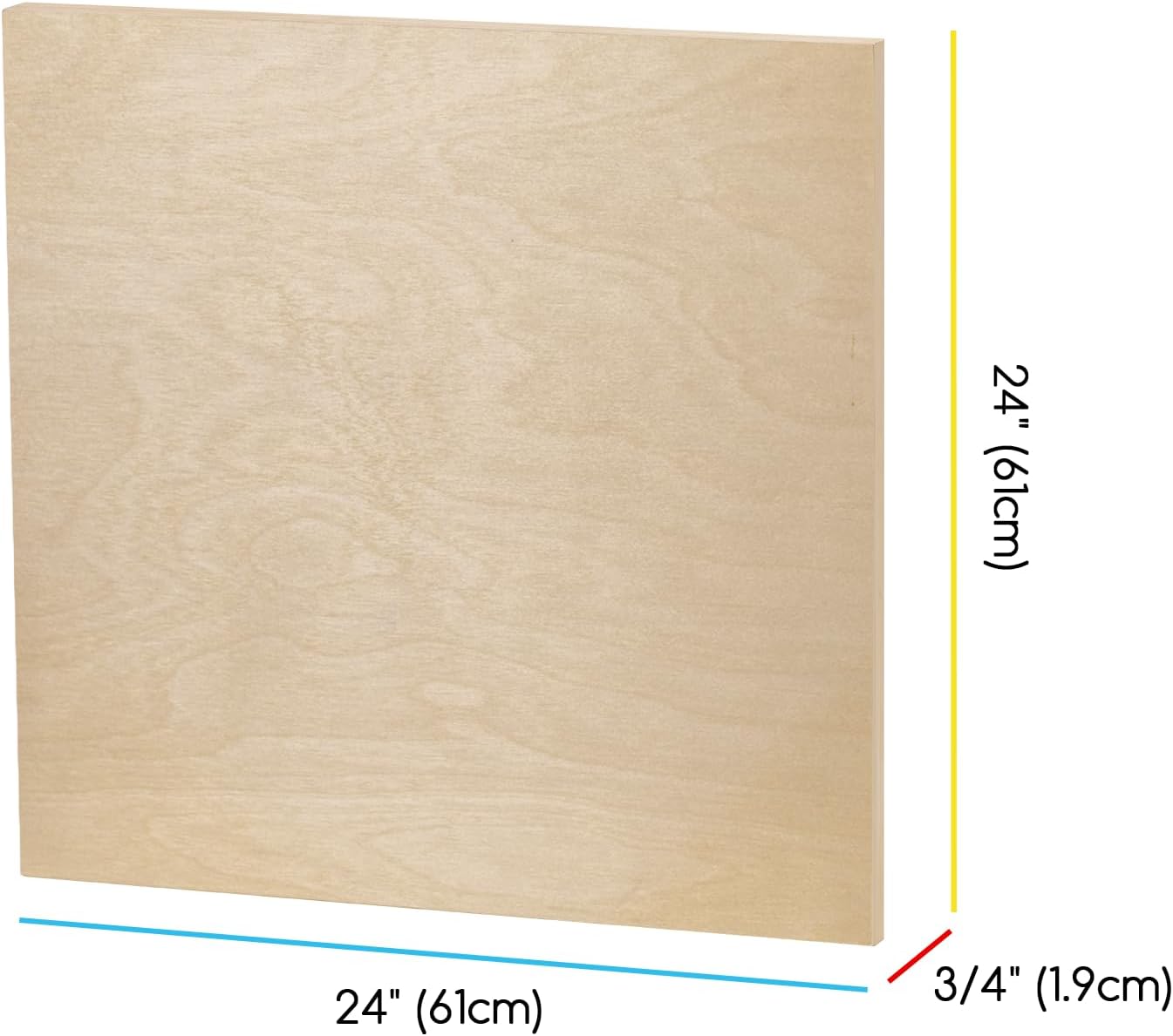 Unfinished Wood Canvas Board: Wooden Canvas Panel Pack of 2 - Blank Cradled Wood Art Board for Painting