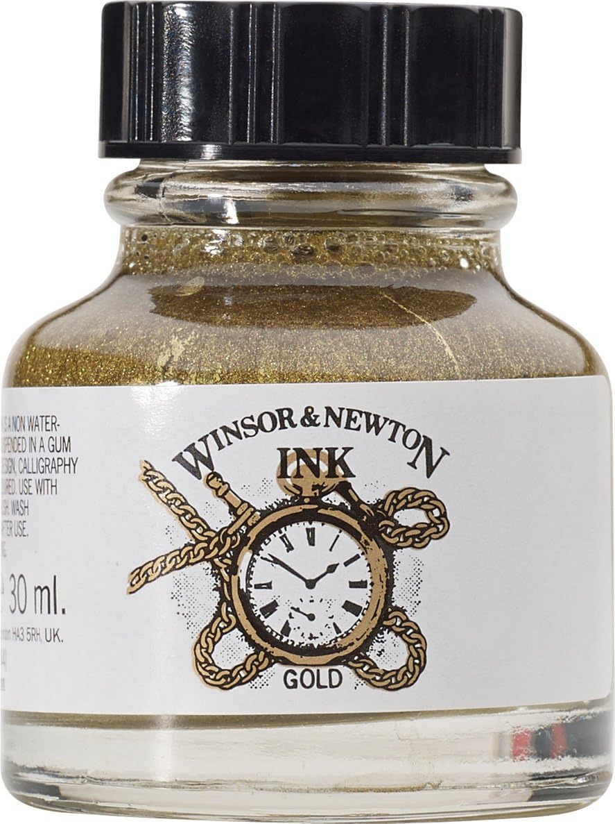 Winsor & Newton Drawing Ink 14 ml Bottle, White (974)