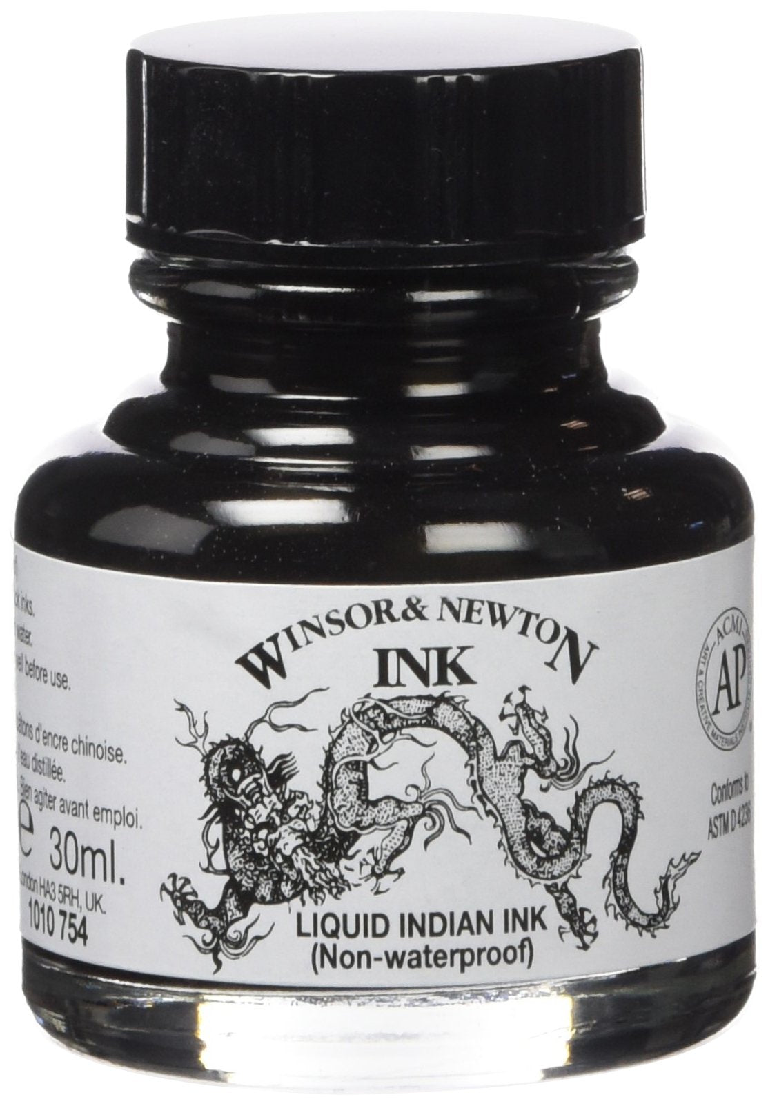 Winsor & Newton Drawing Ink 14 ml Bottle, White (974)