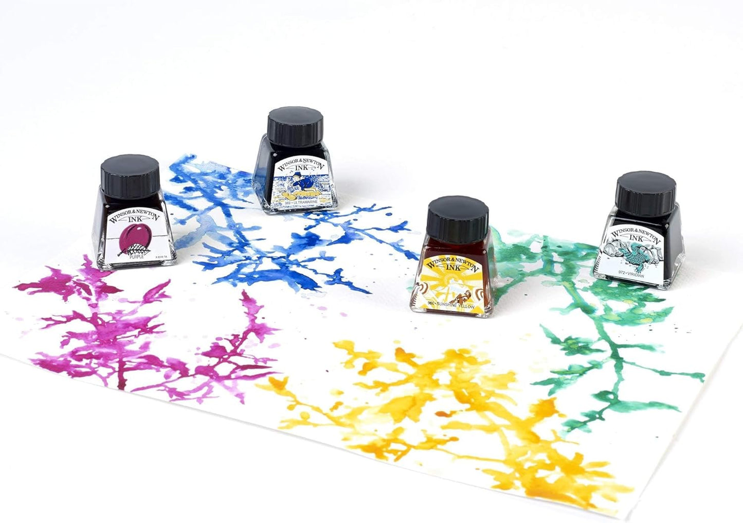 Winsor & Newton Drawing Ink 14 ml Bottle, White (974)