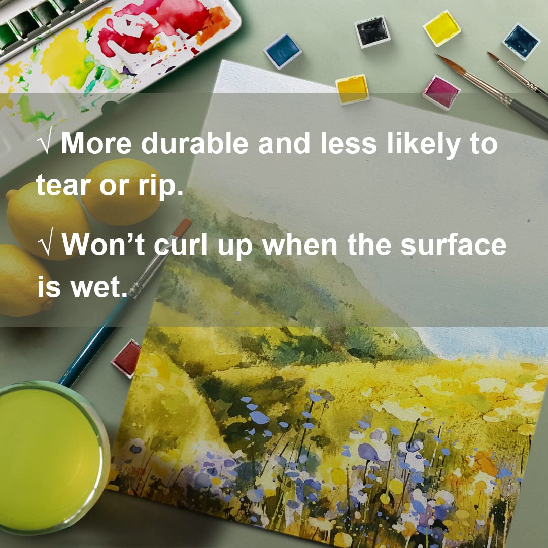 Canvas Panels 16 Pack, Triple Primed 100% Cotton Acid Free Canvases for Painting