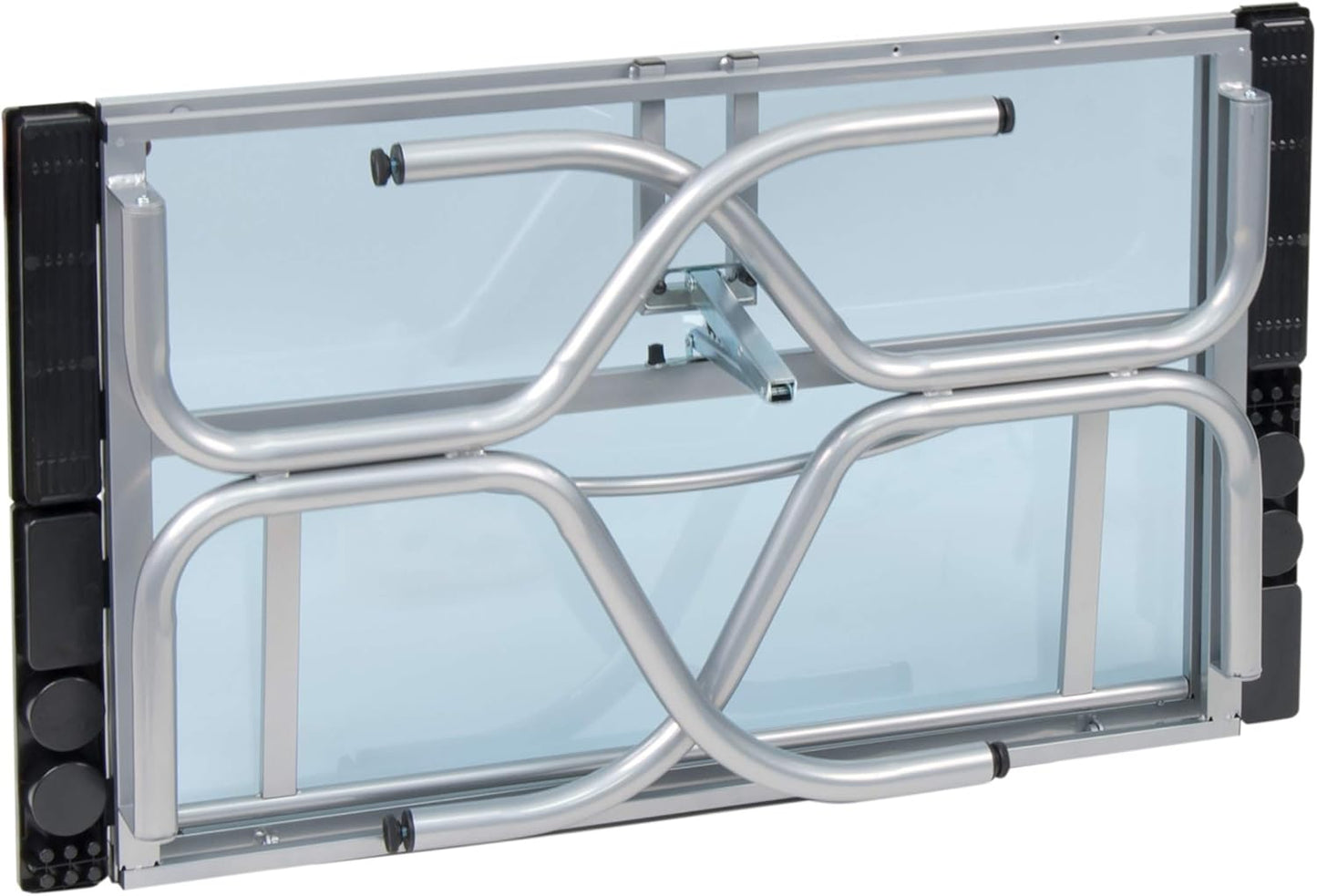 Studio Designs 13220 Folding Craft Station, Silver/Blue Glass