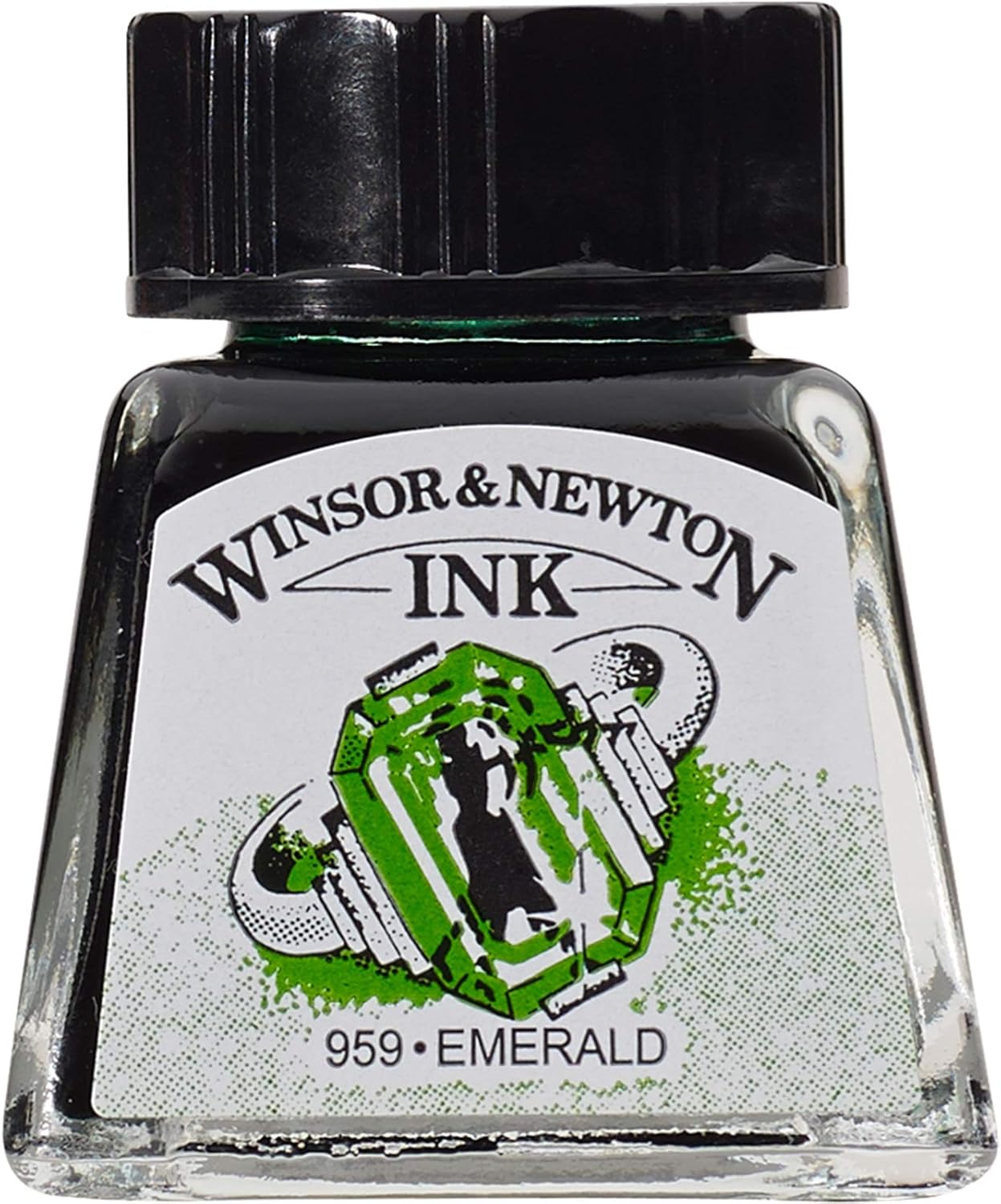 Winsor & Newton Drawing Ink 14 ml Bottle, White (974)