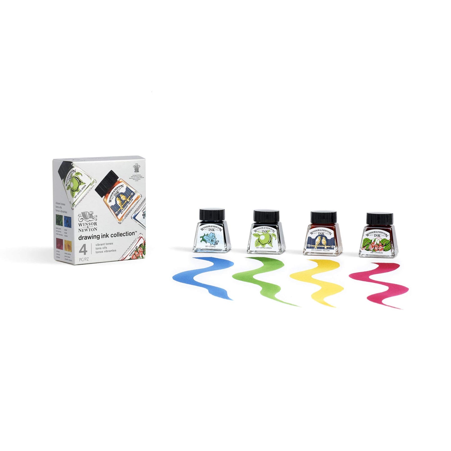 Winsor & Newton Drawing Ink 14 ml Bottle, White (974)