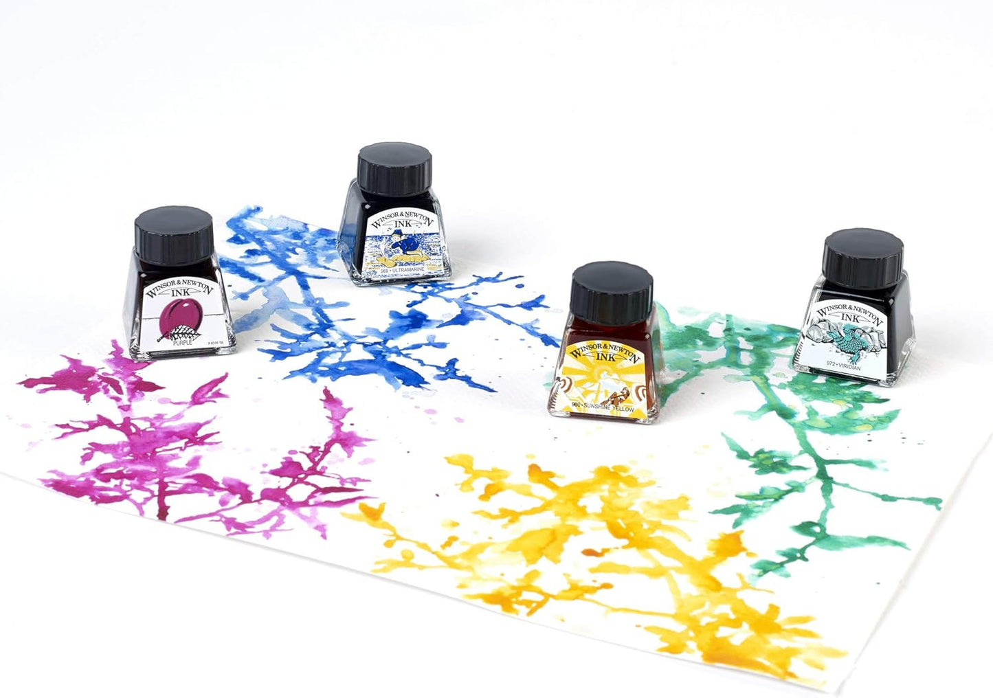 Winsor & Newton Drawing Ink 14 ml Bottle, White (974)