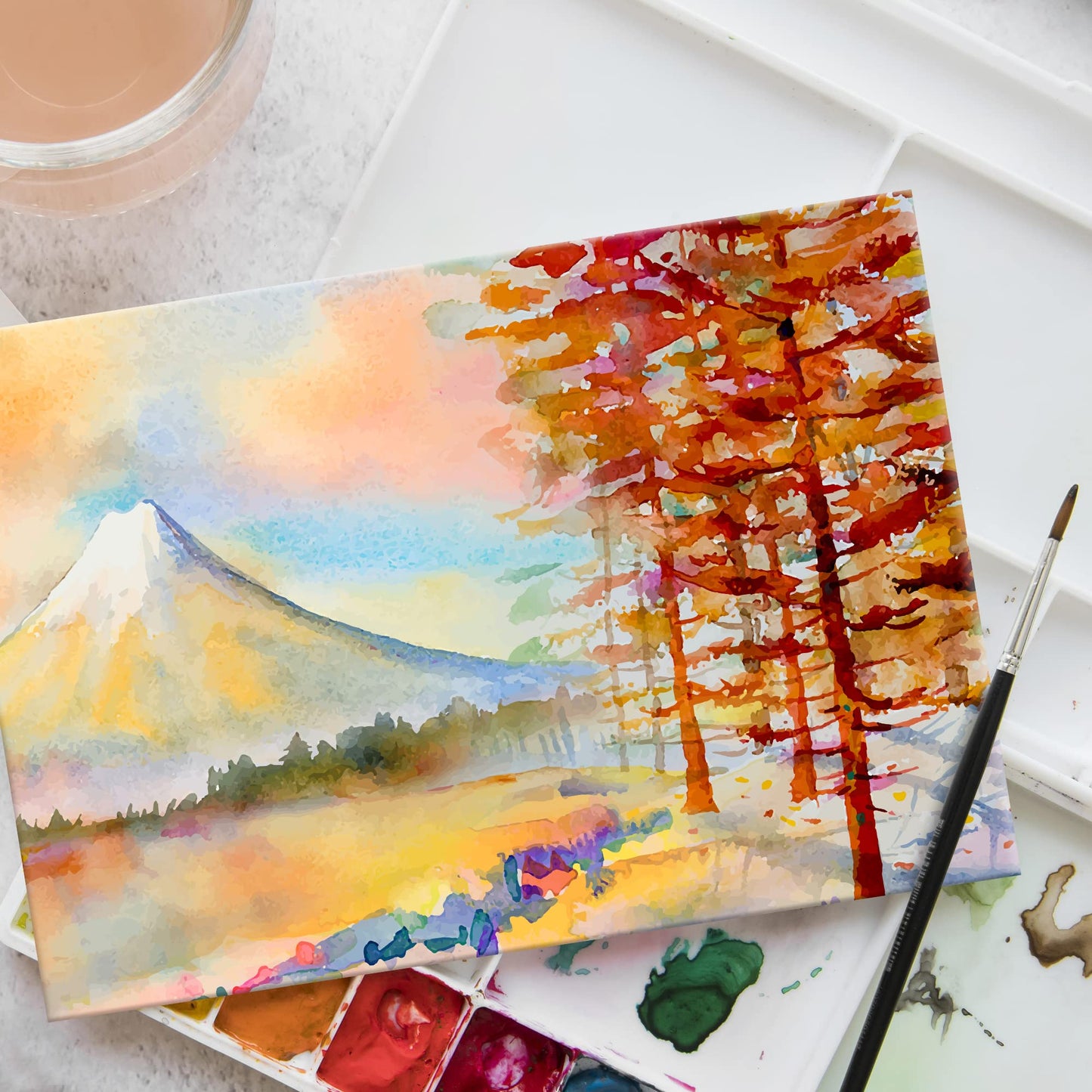 Canvas Panels 16 Pack, Triple Primed 100% Cotton Acid Free Canvases for Painting