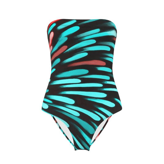 Swimsuit StraplessCool Cascades Swimsuit One-Piece StraplessFCKcreative