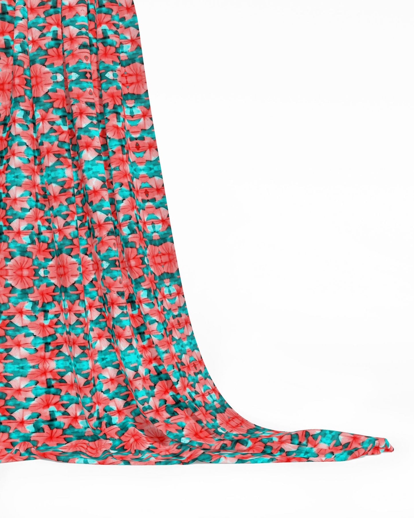 Repeat Pattern FabricCoral Waters FabricFCKcreative
