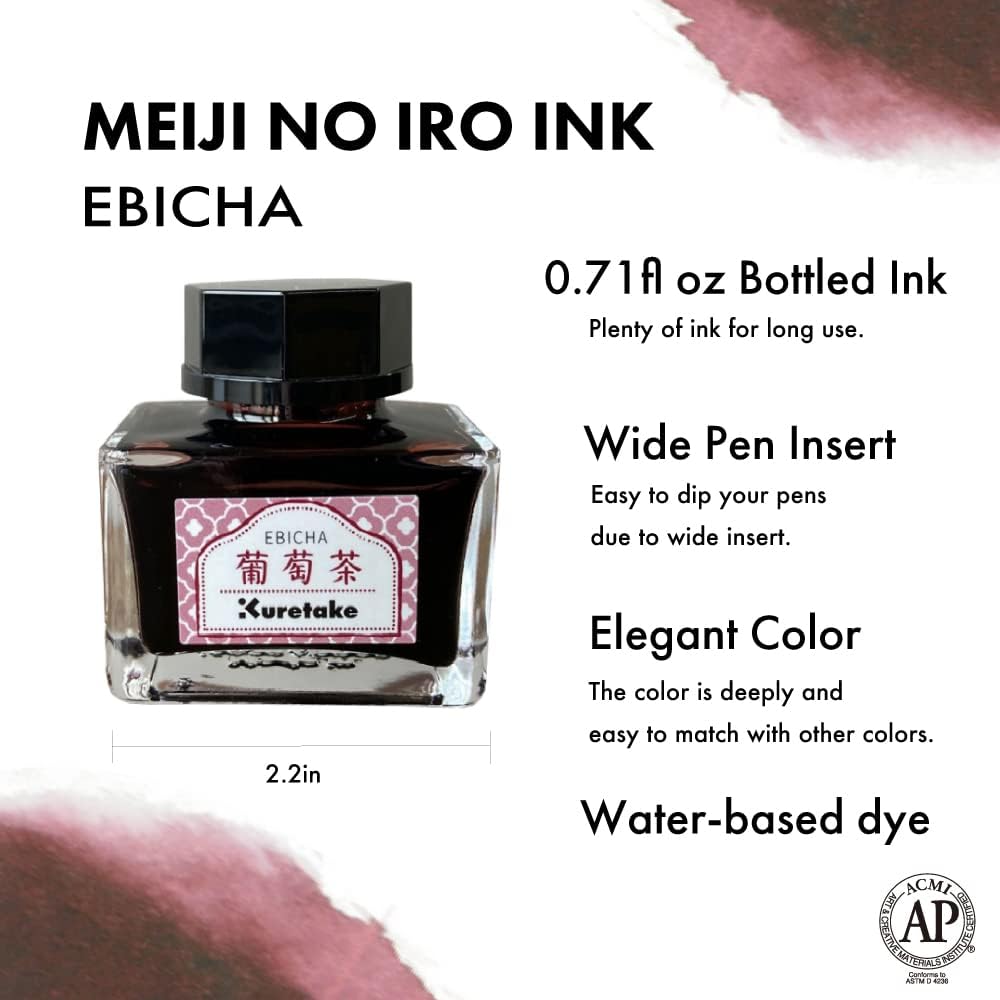 Ink-café MEIJI NO IRO ARAISHU Ink Bottle 20g