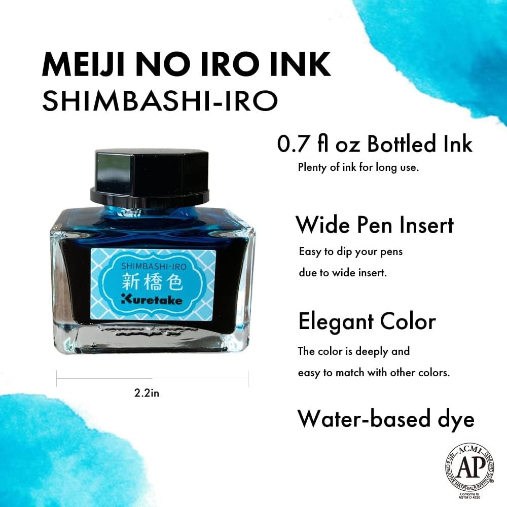 Ink-café MEIJI NO IRO ARAISHU Ink Bottle 20g