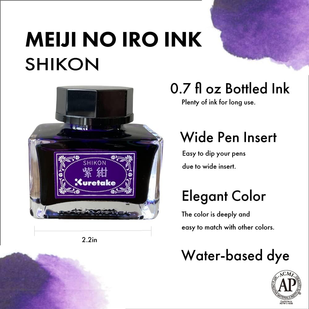 Ink-café MEIJI NO IRO ARAISHU Ink Bottle 20g