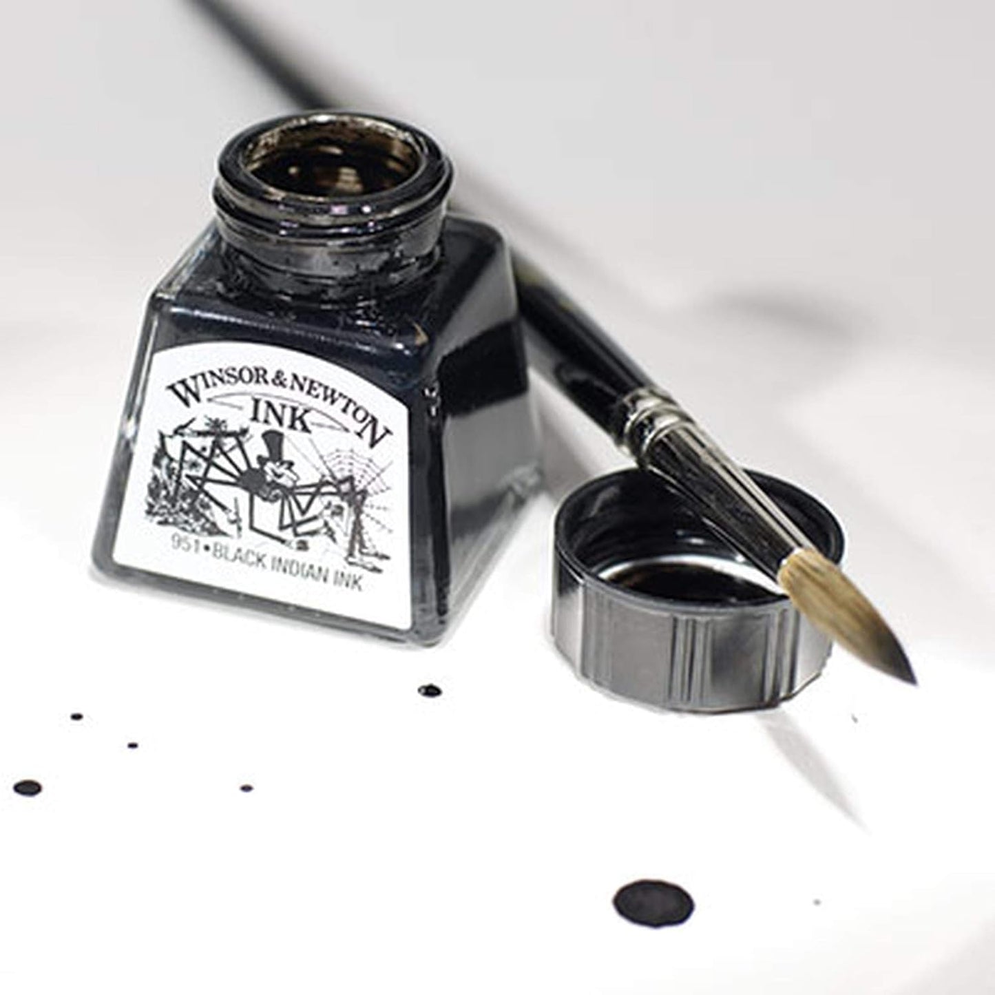 Winsor & Newton Drawing Ink 14 ml Bottle, White (974)