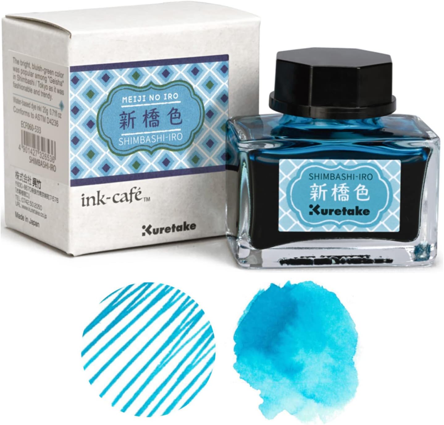 Ink-café MEIJI NO IRO ARAISHU Ink Bottle 20g