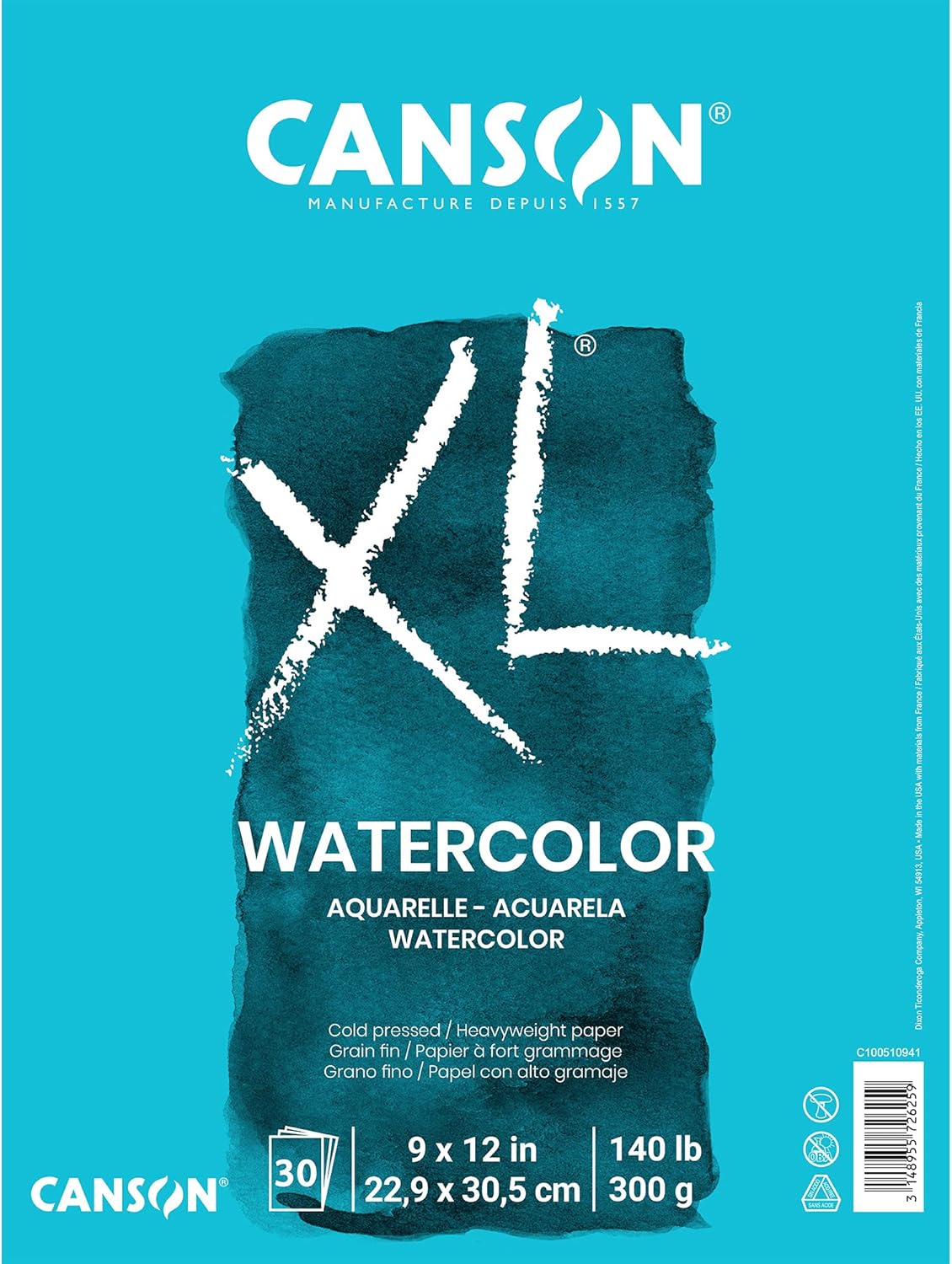 Canson XL Series Watercolor Textured Paper Pad